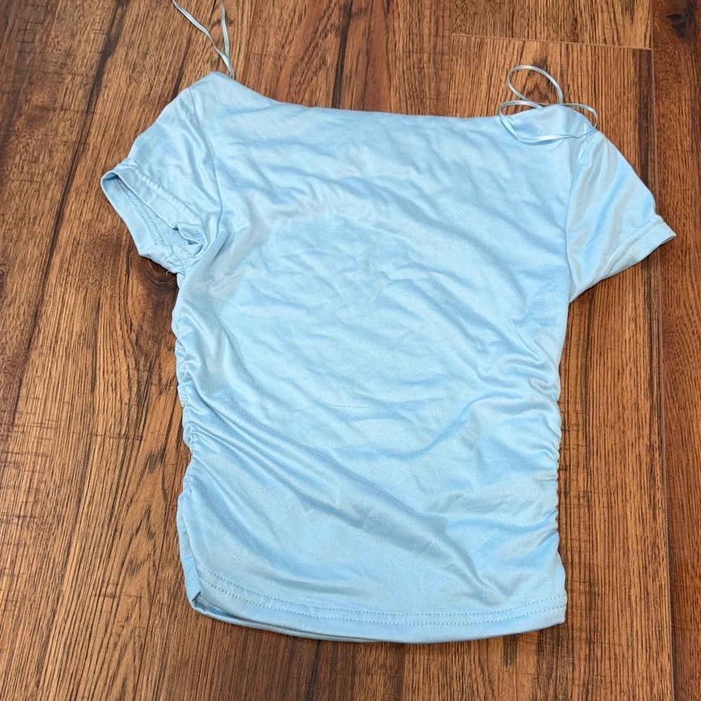 Light Blue Juniors  Top - Picture 2 of 3